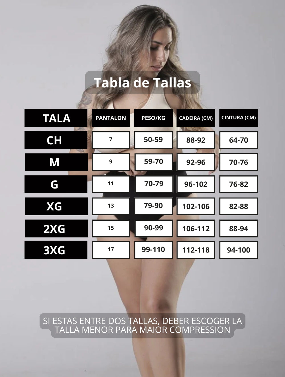 Tanga Control de Abdômen ChiquitaChic - Paga 1 y Recibes 2