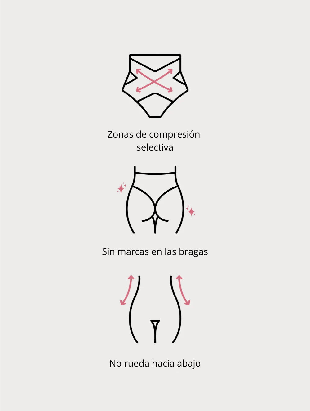Tanga Control de Abdômen ChiquitaChic - Paga 1 y Recibes 2